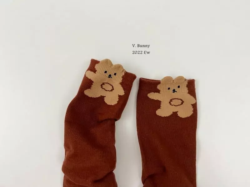 V Bunny - Korean Children Fashion - #kidzfashiontrend - Number One Socks Set - 9