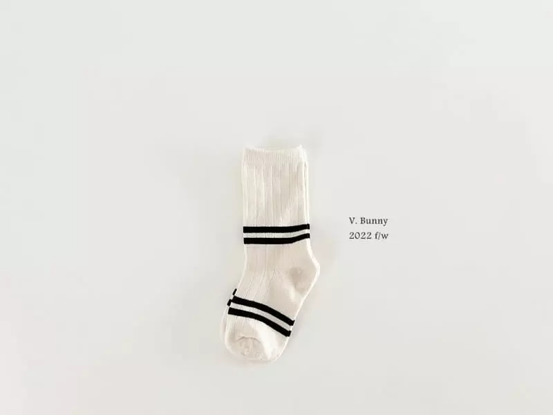 V Bunny - Korean Children Fashion - #littlefashionista - Good Good Socks Set - 2