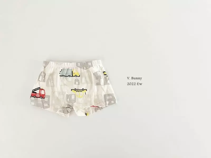 V Bunny - Korean Children Fashion - #littlefashionista - Truck Underpants - 5