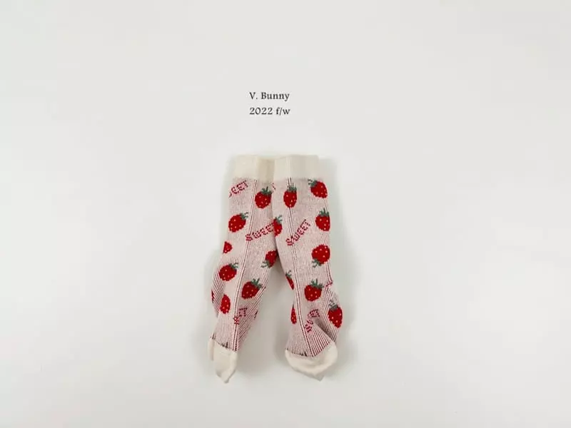 V Bunny - Korean Children Fashion - #magicofchildhood - Fruit Socks Set - 3