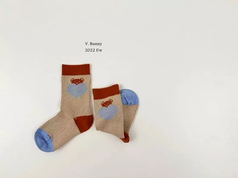 V Bunny - Korean Children Fashion - #magicofchildhood - Soha Socks Set - 7