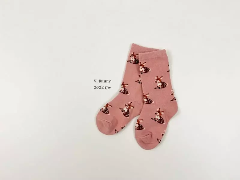 V Bunny - Korean Children Fashion - #magicofchildhood - Dear Socks Set - 5