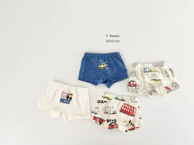 V Bunny - Korean Children Fashion - #minifashionista - Truck Underpants - 7