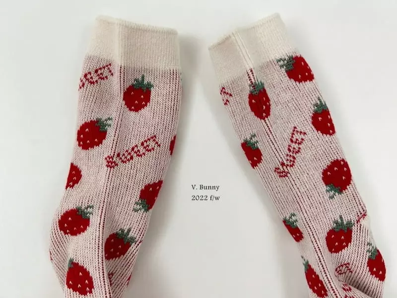 V Bunny - Korean Children Fashion - #magicofchildhood - Fruit Socks Set - 4