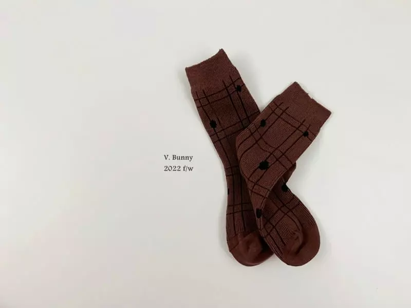 V Bunny - Korean Children Fashion - #minifashionista - Triangle Socks Set - 7