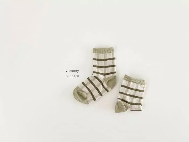 V Bunny - Korean Children Fashion - #prettylittlegirls - Dino Socks Set - 6