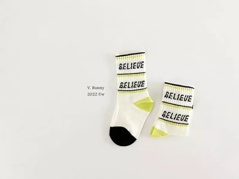 V Bunny - Korean Children Fashion - #prettylittlegirls - Nubana Socks Set - 3