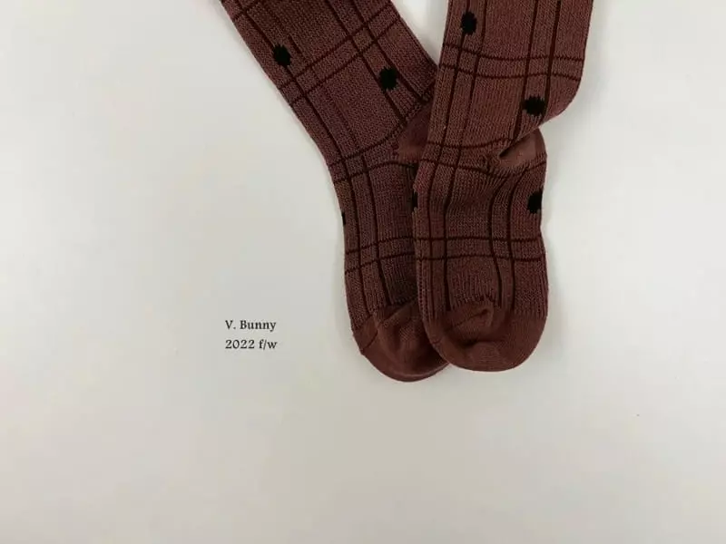 V Bunny - Korean Children Fashion - #prettylittlegirls - Triangle Socks Set - 8