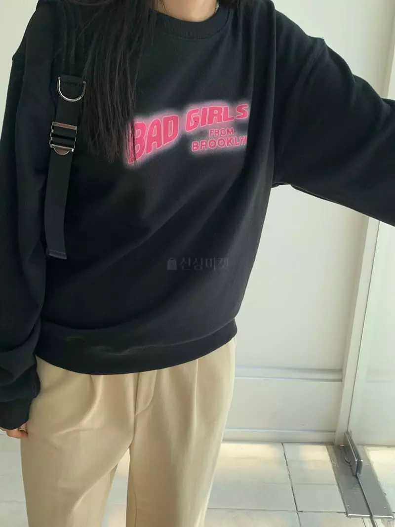 Vaara - Korean Women Fashion - #momslook - Bad Girl Sweatshirt - 8