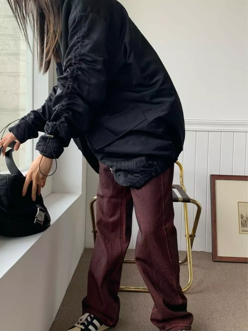 Vaara - Korean Women Fashion - #momslook - Boxy Shirring Jumper - 7