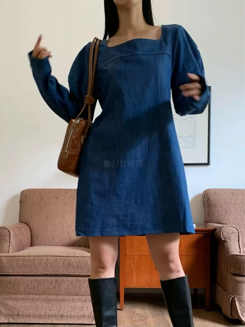 Vaara - Korean Women Fashion - #momslook - Denim One-piece - 11