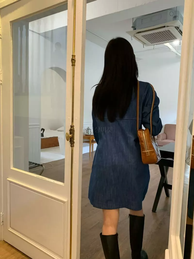 Vaara - Korean Women Fashion - #momslook - Denim One-piece - 9