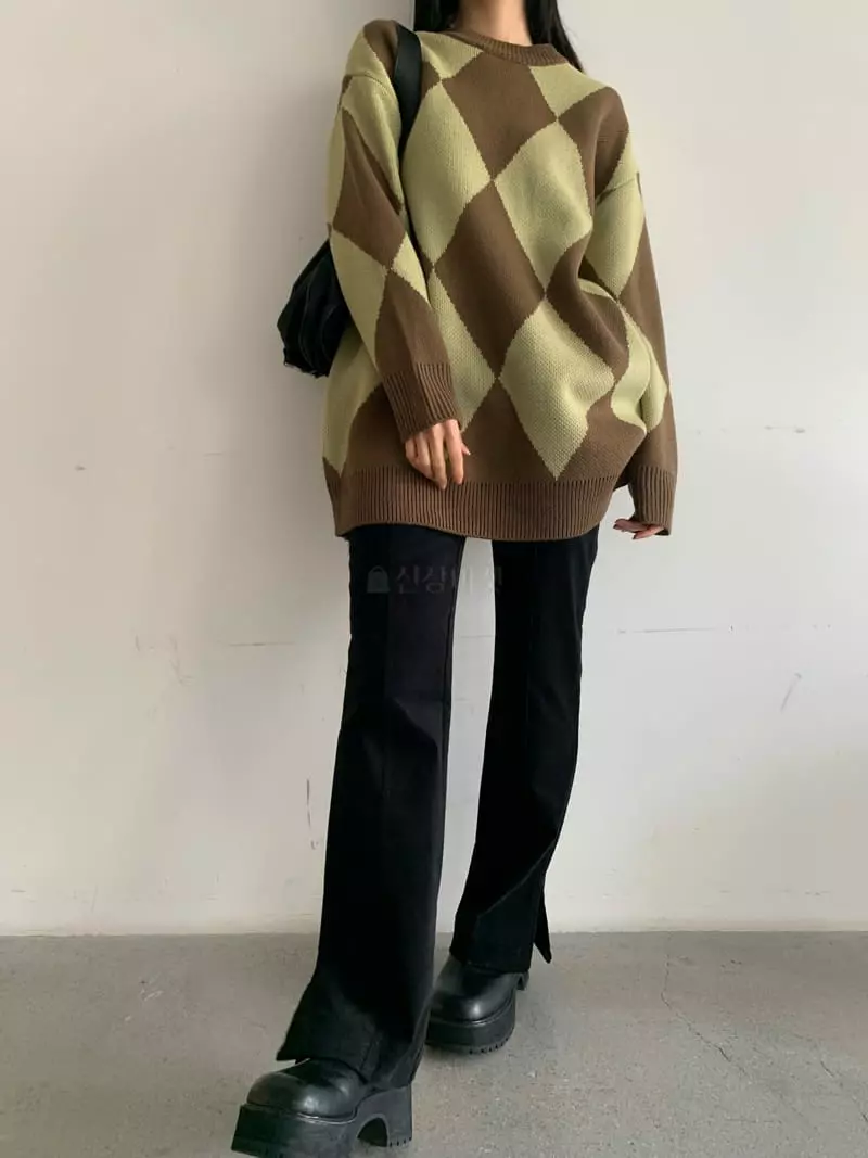 Vaara - Korean Women Fashion - #womensfashion - Rib Span Pants - 4