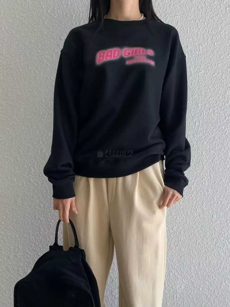Vaara - Korean Women Fashion - #restrostyle - Bad Girl Sweatshirt - 4