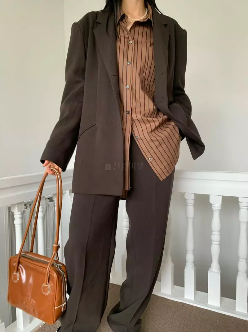 Vaara - Korean Women Fashion - #vintageinspired - Bagle Jacket