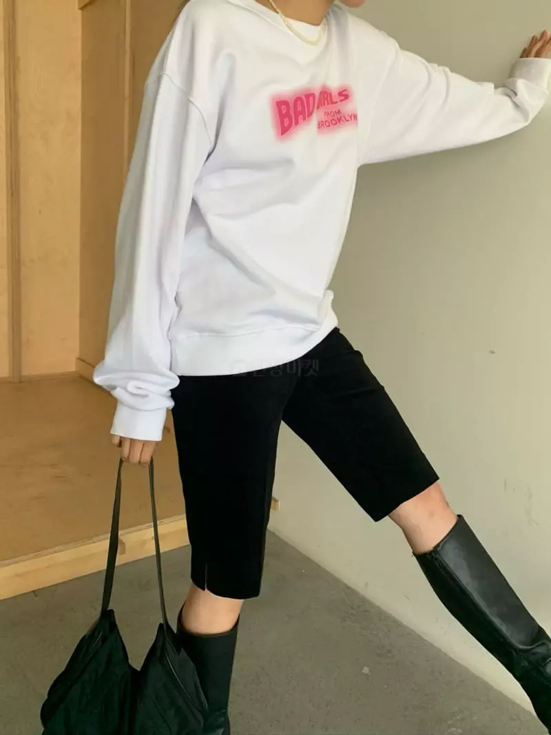 Vaara - Korean Women Fashion - #womensfashion - Bad Girl Sweatshirt - 11