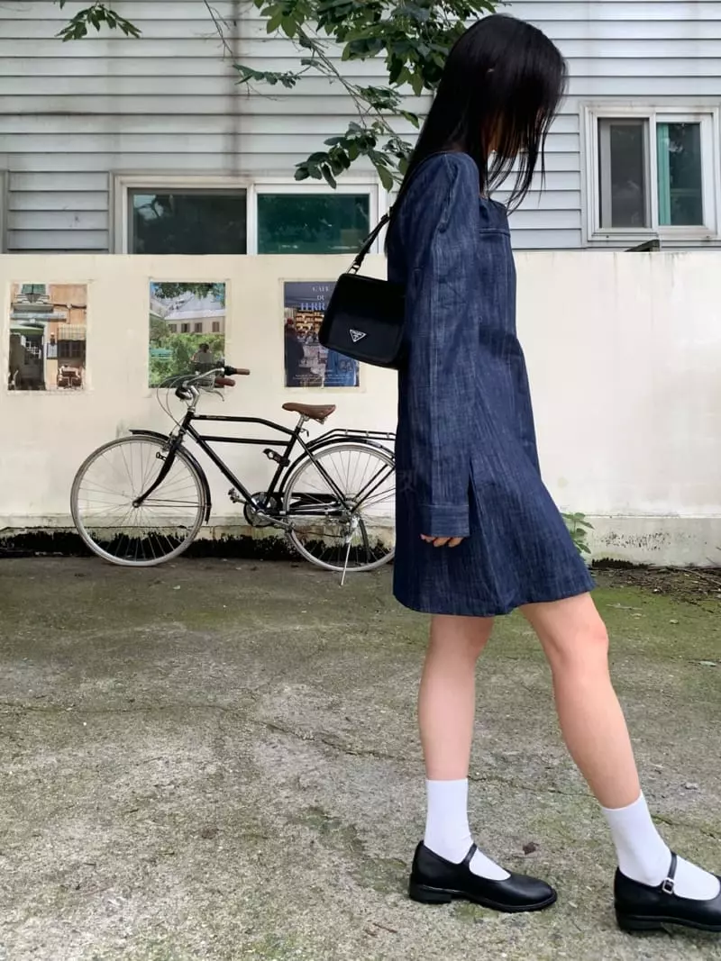 Vaara - Korean Women Fashion - #womensfashion - Denim One-piece - 6