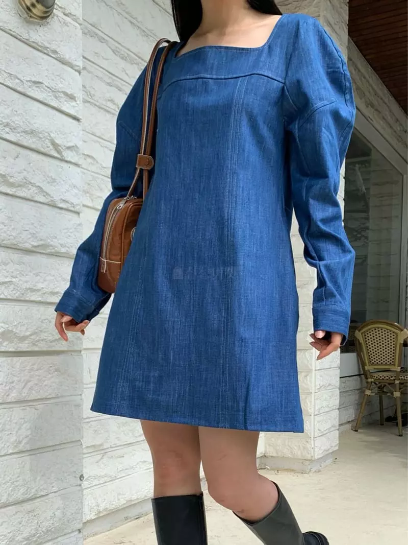 Vaara - Korean Women Fashion - #womensfashion - Denim One-piece - 8