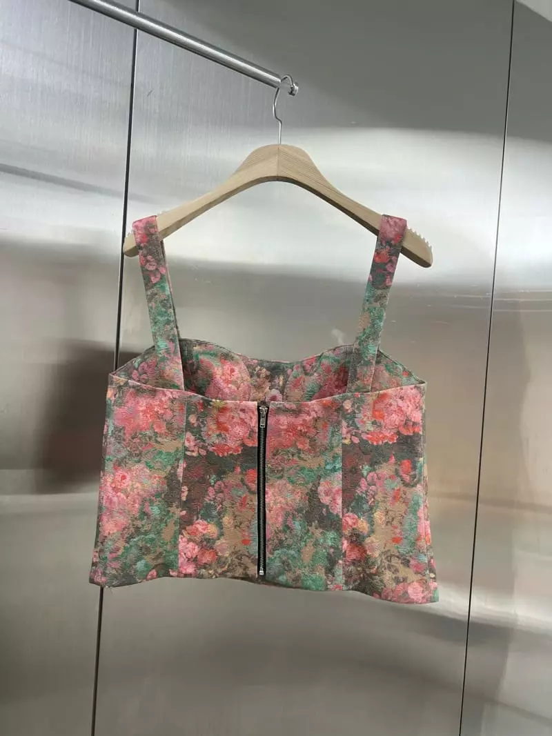 Verni - Korean Women Fashion - #momslook - Water Paint Vest - 2