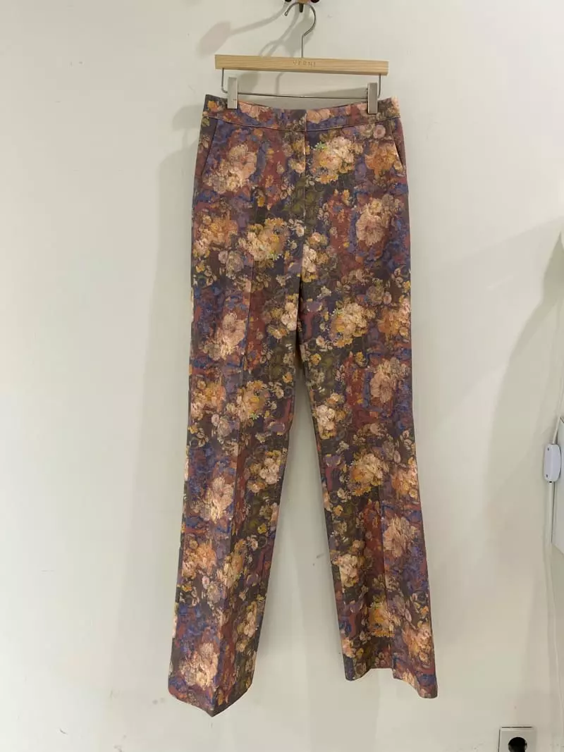 Verni - Korean Women Fashion - #momslook - Water Paint Pants - 5