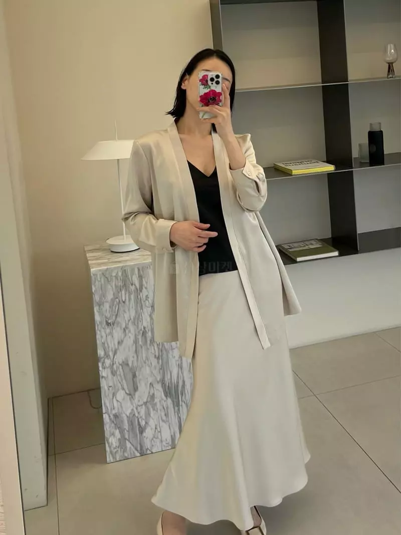 Verni - Korean Women Fashion - #momslook - Shatin Jacket - 7