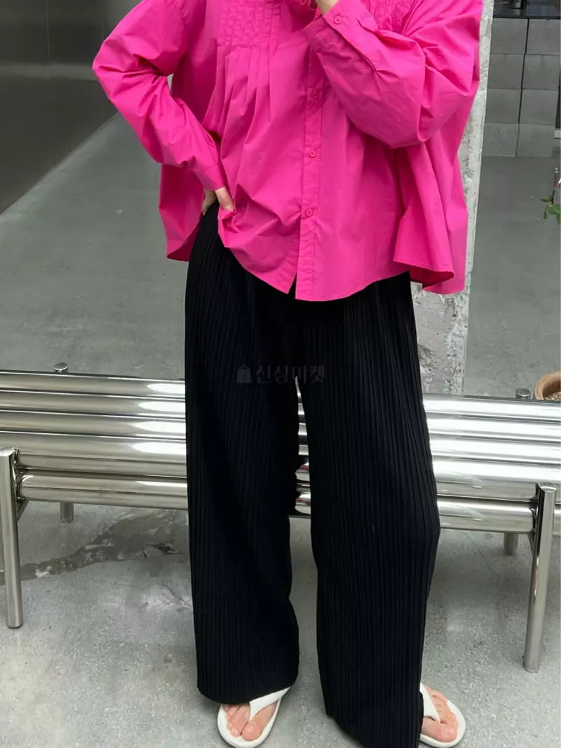 Verni - Korean Women Fashion - #momslook - Bunddo Pleats Pants - 11