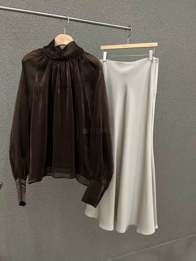 Verni - Korean Women Fashion - #momslook - Ribbon Tie Blouse - 7