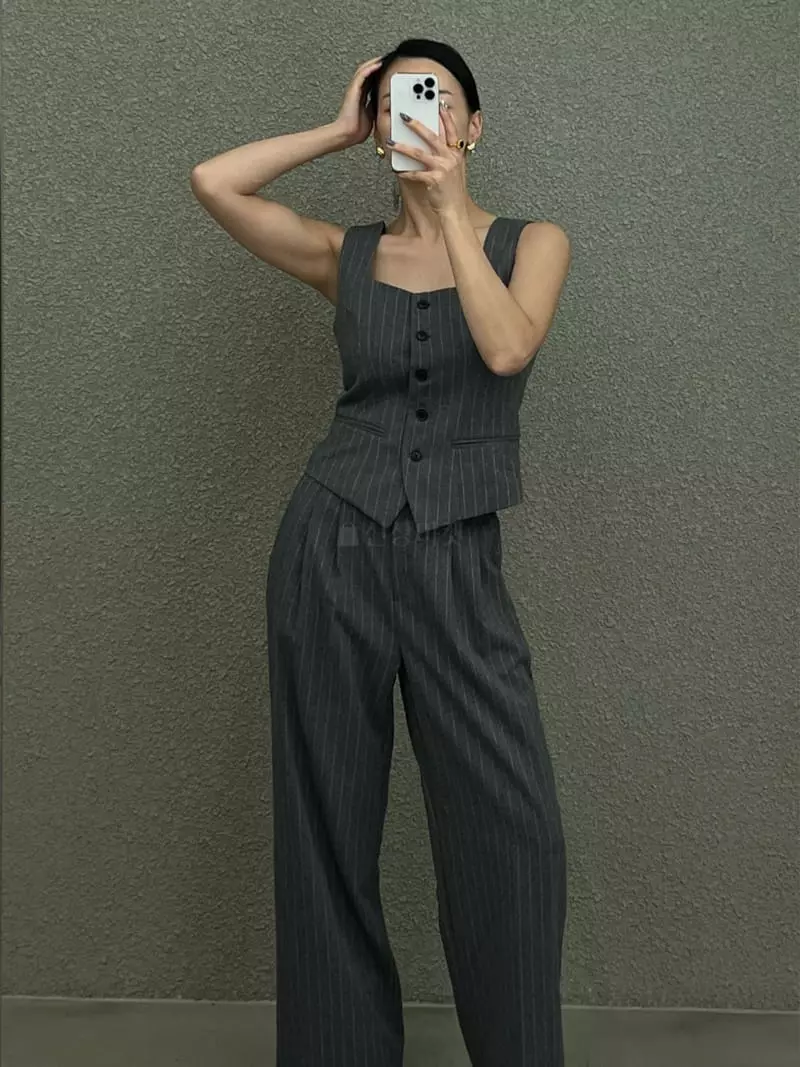 Verni - Korean Women Fashion - #momslook - Dudu Vest - 11