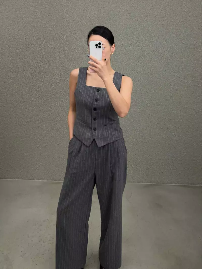 Verni - Korean Women Fashion - #momslook - Dudu Vest - 8