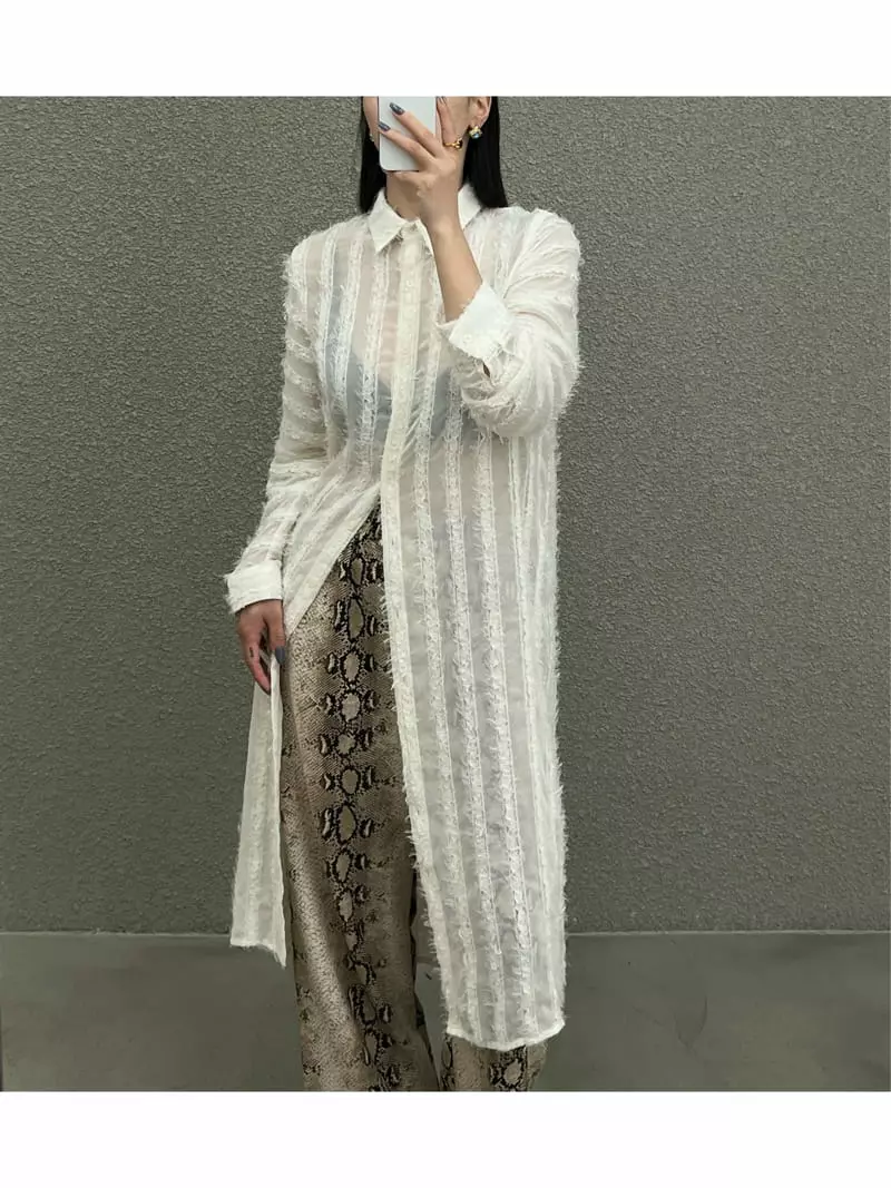 Verni - Korean Women Fashion - #romanticstyle - Imk Long Shirt - 4