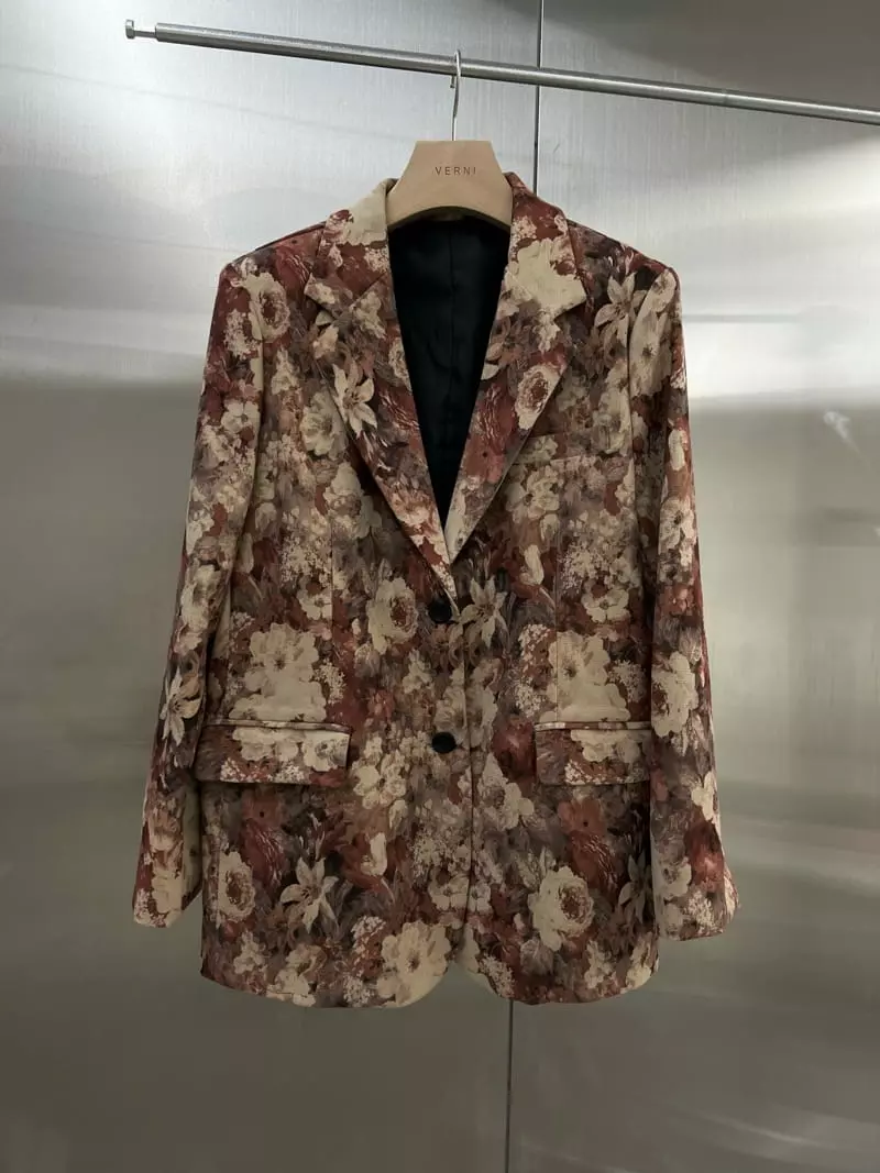 Verni - Korean Women Fashion - #thelittlethings - Flower Jacket - 10