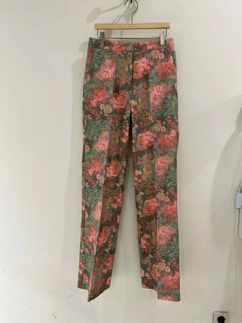 Verni - Korean Women Fashion - #momslook - Water Paint Pants - 4