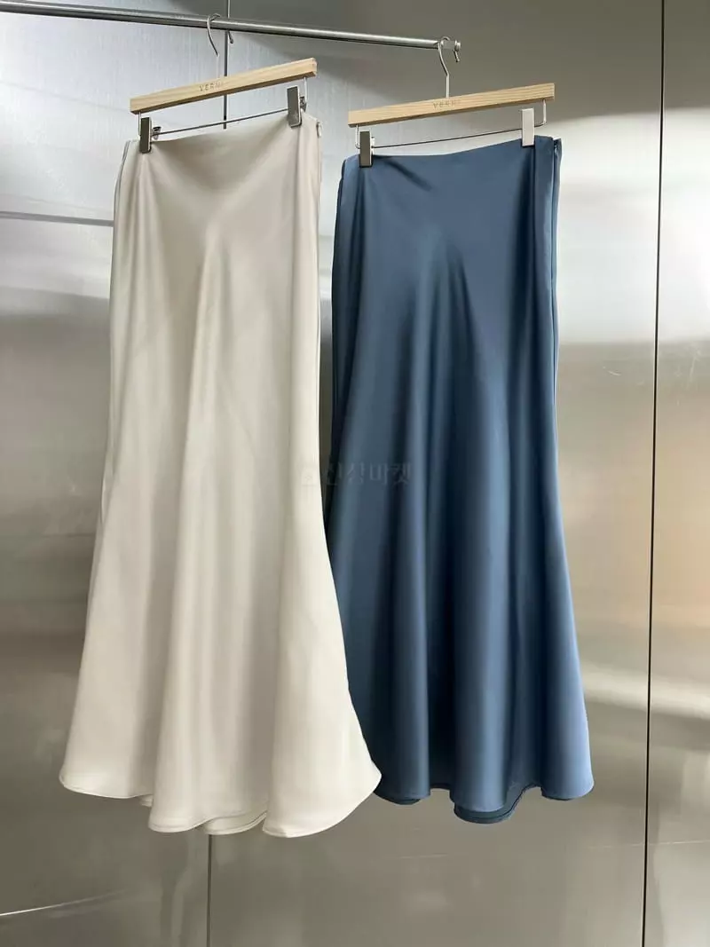 Verni - Korean Women Fashion - #womensfashion - Shatin Made Skirt - 7