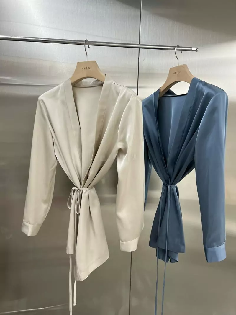 Verni - Korean Women Fashion - #womensfashion - Shatin Jacket - 10