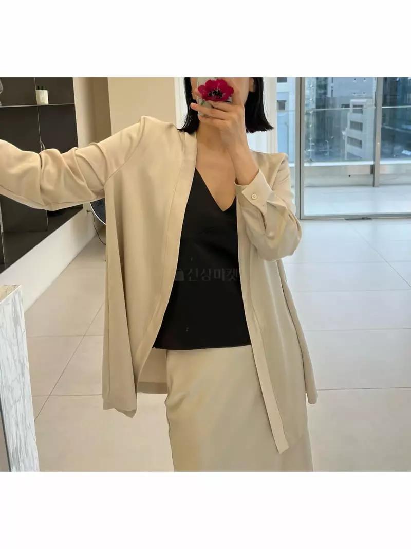 Verni - Korean Women Fashion - #womensfashion - Shatin Jacket - 8