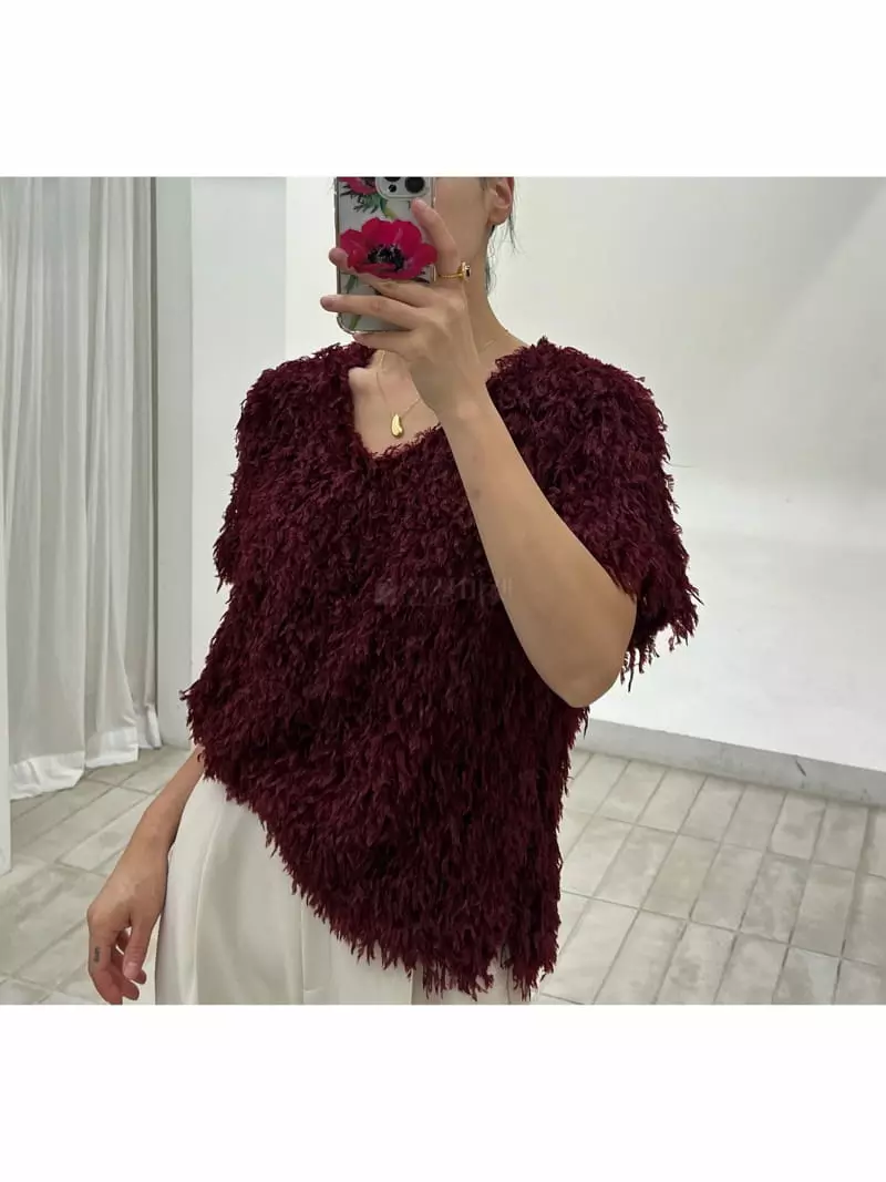 Verni - Korean Women Fashion - #womensfashion - Feather Tee - 3