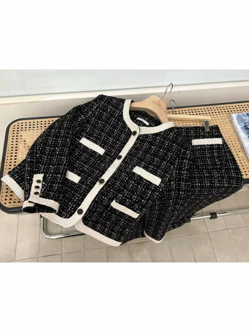 Verni - Korean Women Fashion - #womensfashion - Anna Twid Jacket - 7