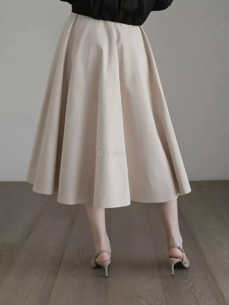 Vert Neuf - Korean Women Fashion - #momslook - Plat Whole Skirt - 8