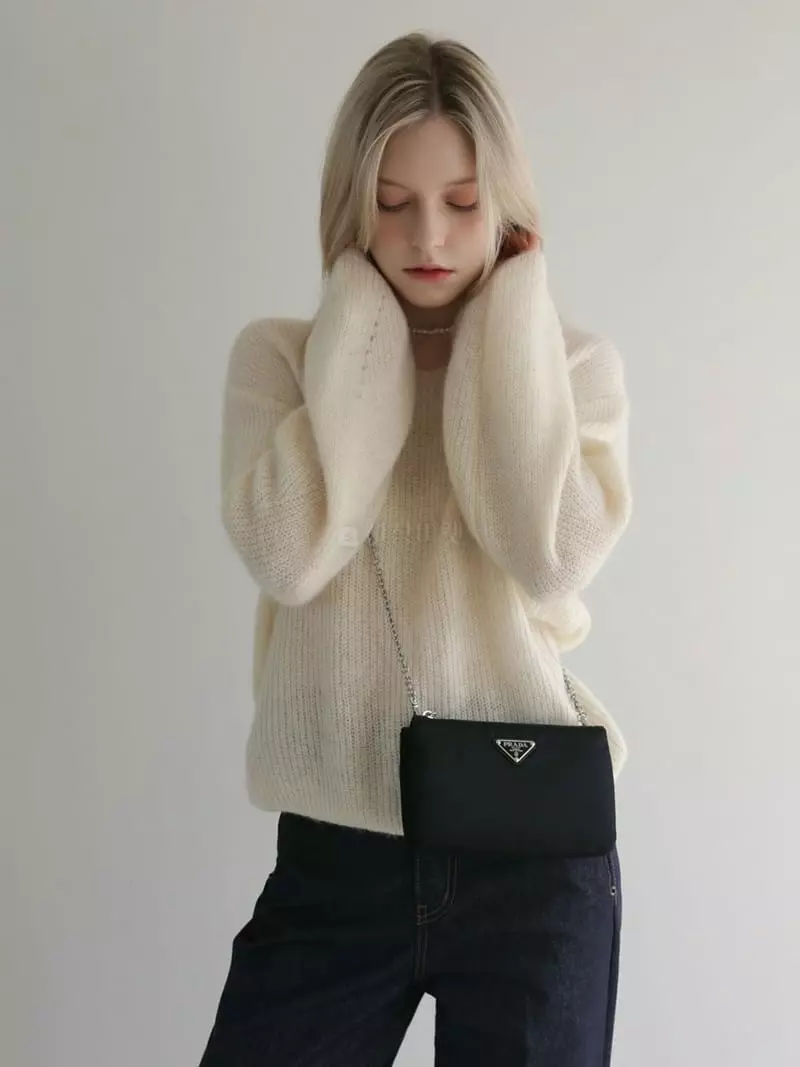 Vert Neuf - Korean Women Fashion - #momslook - Scsi Hazi Knit Tee - 3