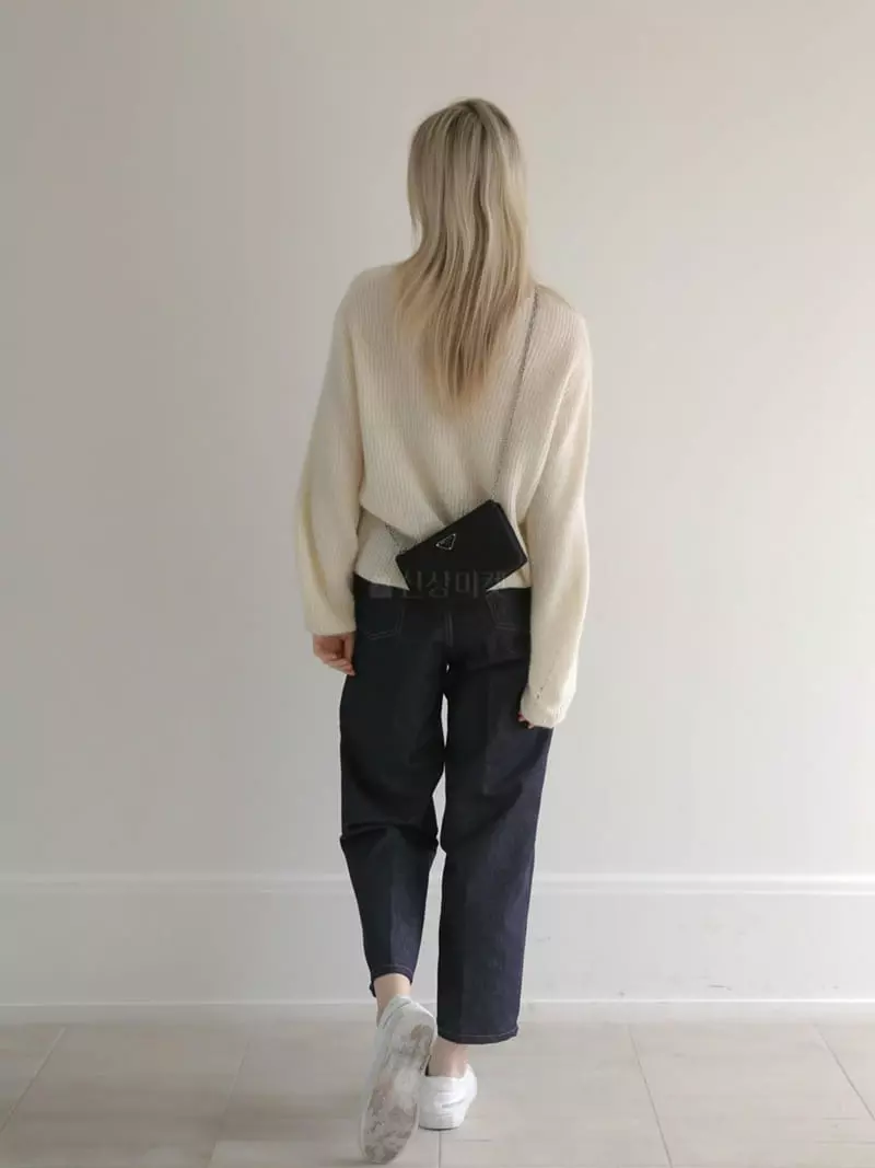 Vert Neuf - Korean Women Fashion - #momslook - Scsi Hazi Knit Tee - 5