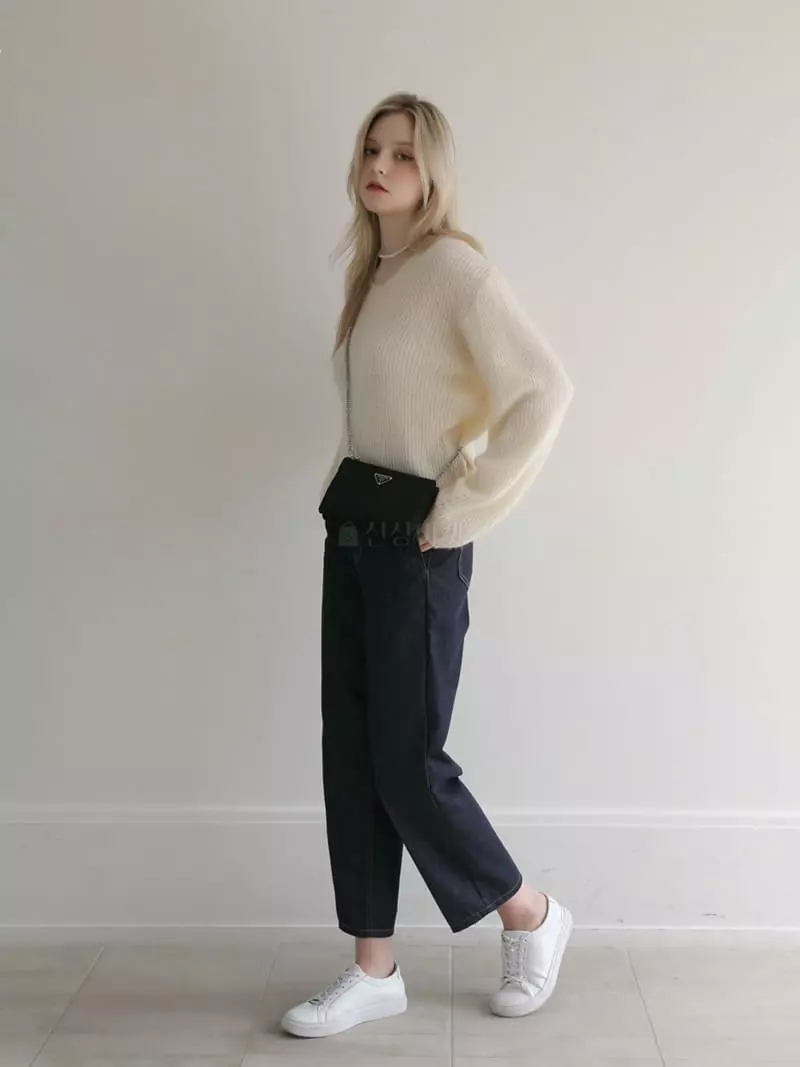 Vert Neuf - Korean Women Fashion - #momslook - Scsi Hazi Knit Tee - 9