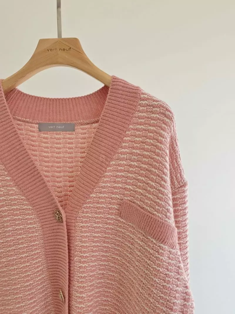 Vert Neuf - Korean Women Fashion - #momslook - Sen V Cardigan - 12