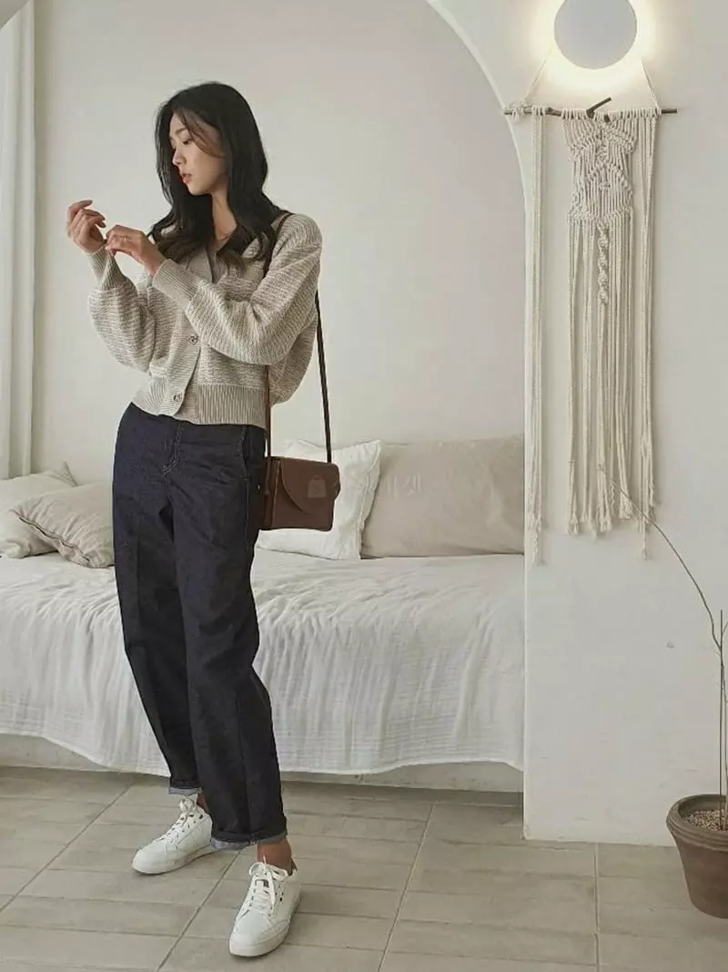 Vert Neuf - Korean Women Fashion - #womensfashion - Sen V Cardigan - 4