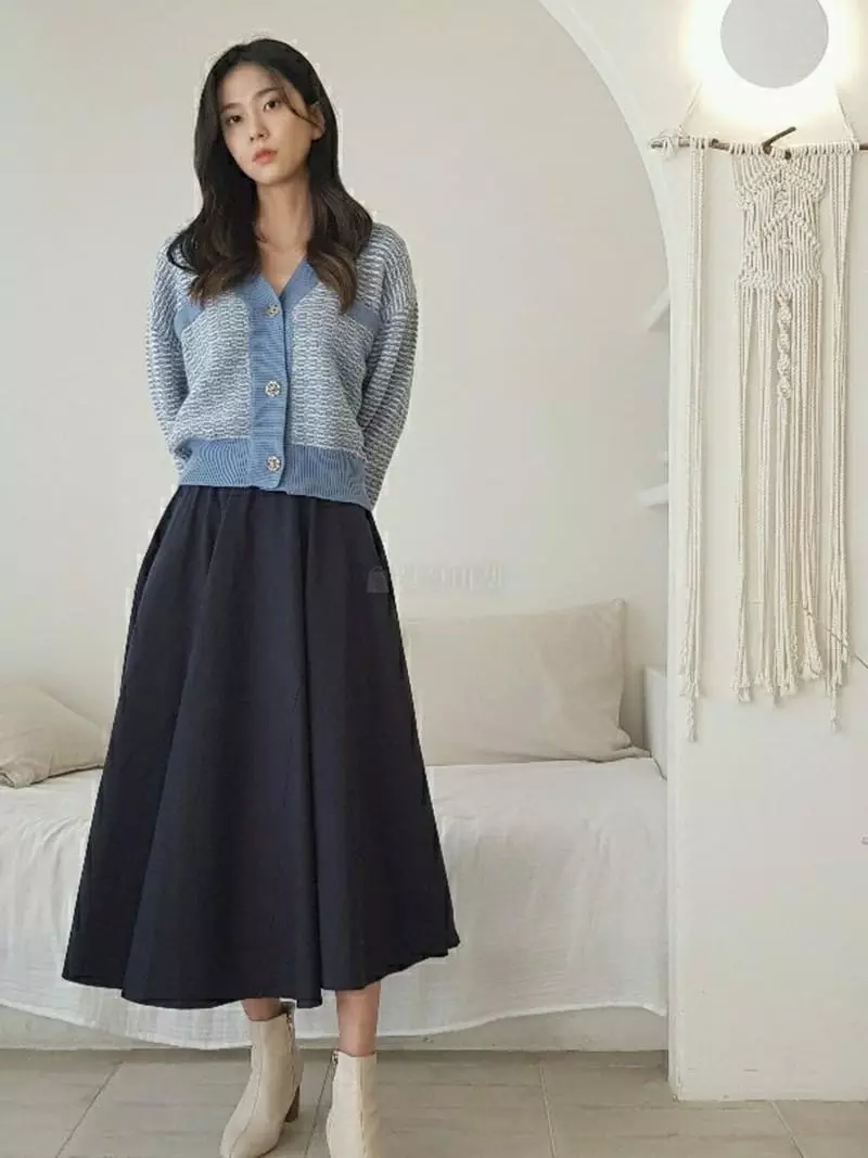Vert Neuf - Korean Women Fashion - #momslook - Sen V Cardigan - 8