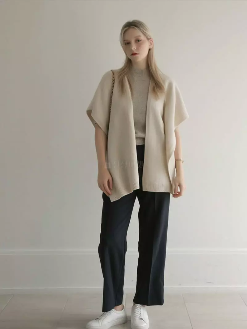Vert Neuf - Korean Women Fashion - #momslook - V Cash Shawl Muffler - 12