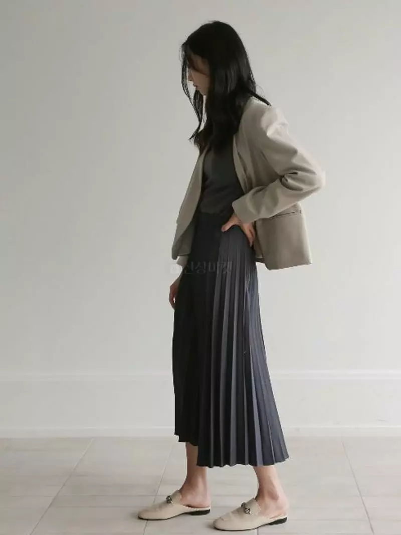 Vert Neuf - Korean Women Fashion - #momslook - Bear No Collar Jacket - 10