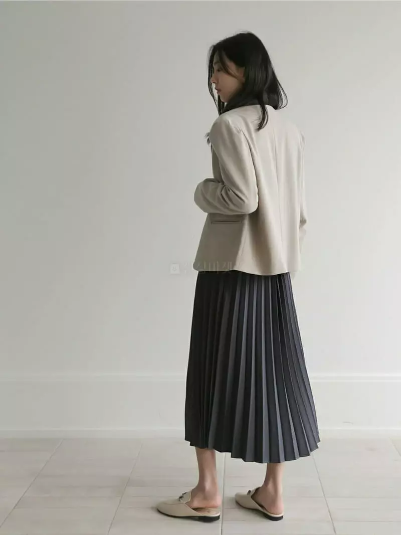 Vert Neuf - Korean Women Fashion - #momslook - Bear No Collar Jacket - 8