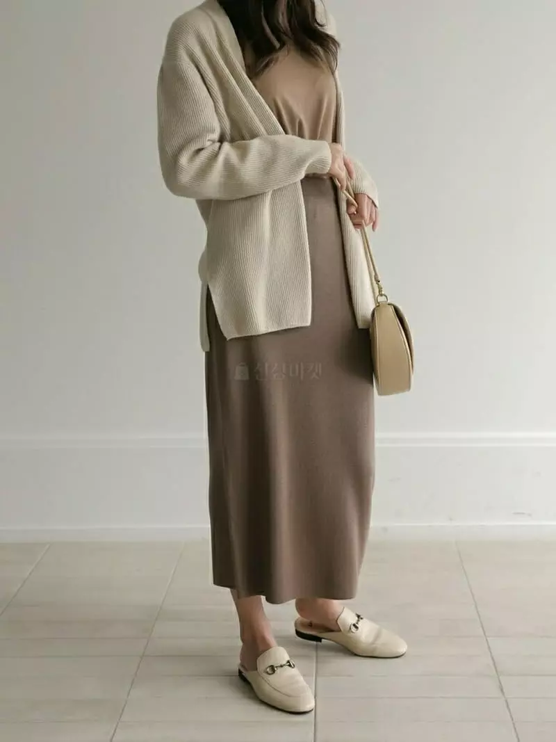 Vert Neuf - Korean Women Fashion - #momslook - Mano Knit Skirt - 10