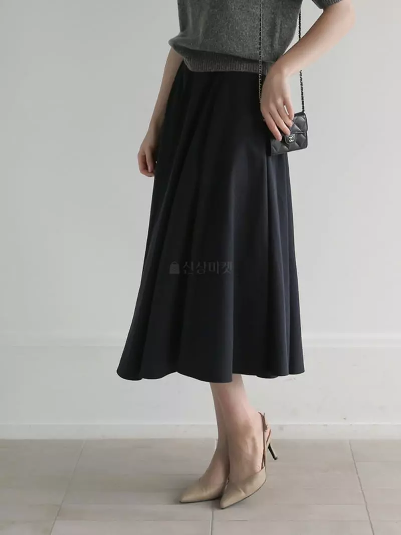 Vert Neuf - Korean Women Fashion - #restrostyle - Plat Whole Skirt