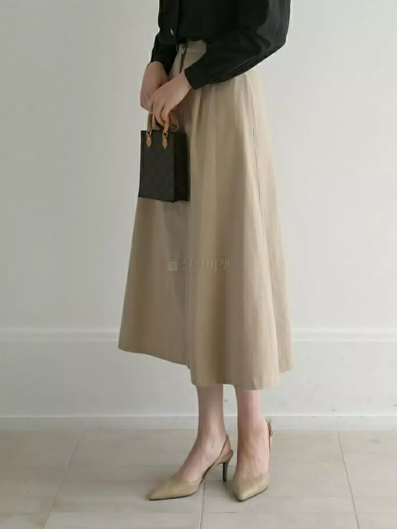 Vert Neuf - Korean Women Fashion - #shopsmall - Chino Plare Skirt